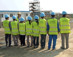 Safety assistants supplied by major contractors on our Suzhou site in China have played an important role in improving safety practices.